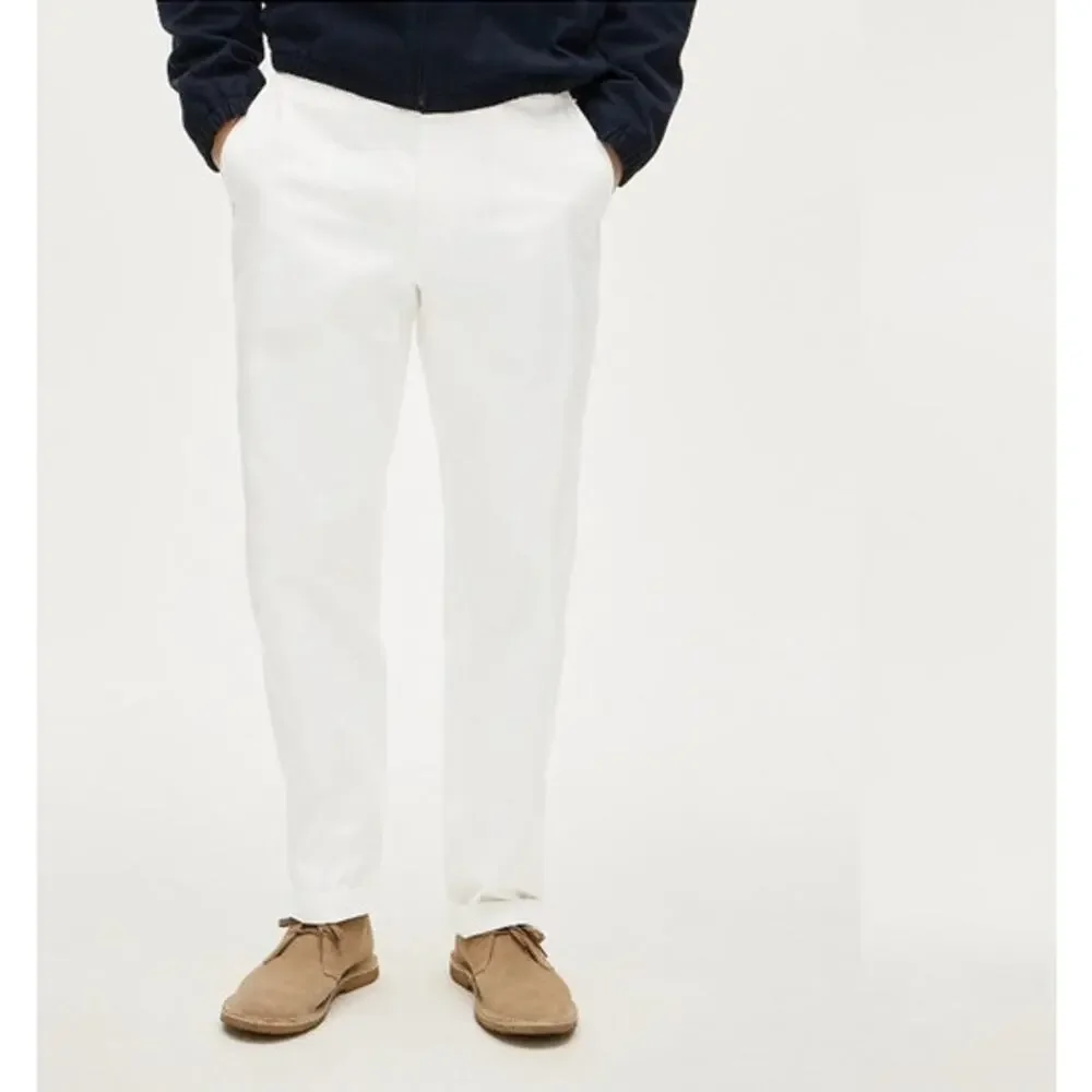 NWT J. Crew Men's Classic Chino Pant White 31/32